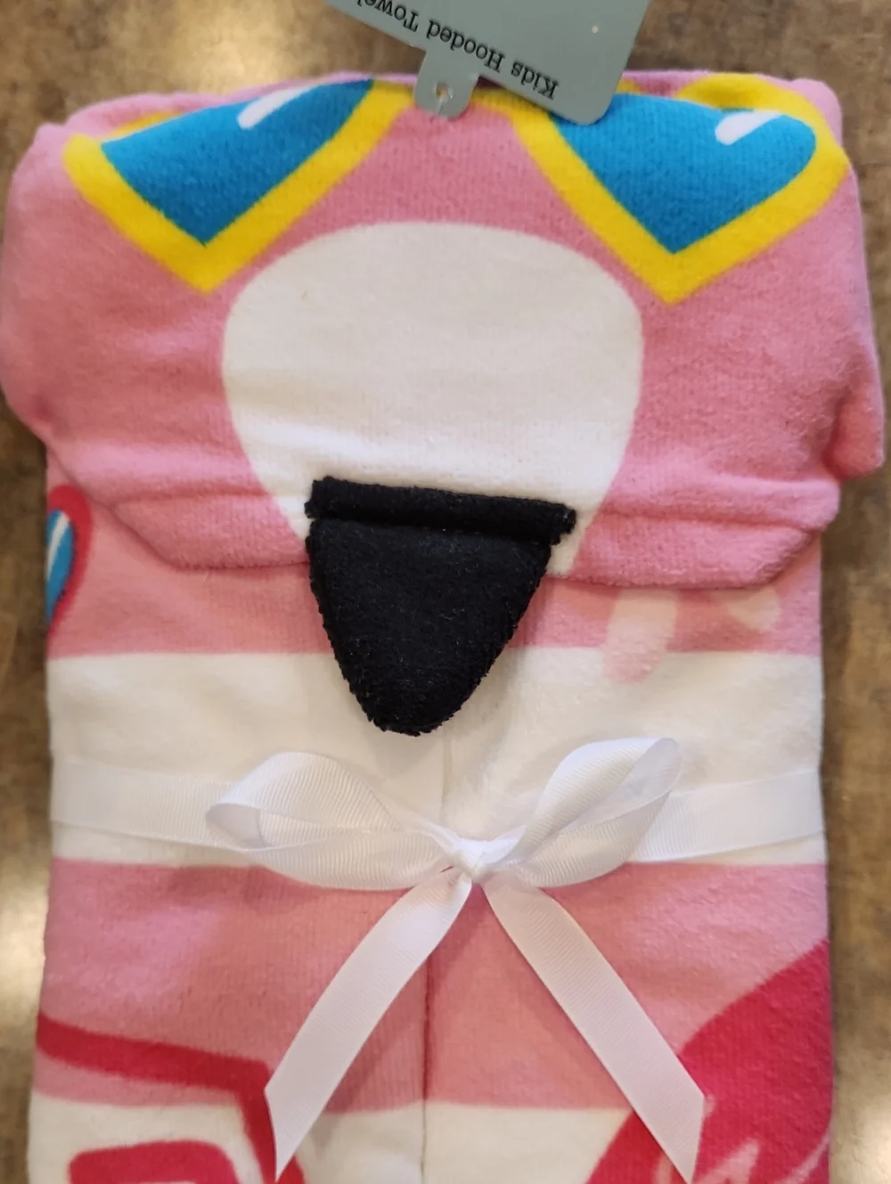 Flamingo Hooded Towel